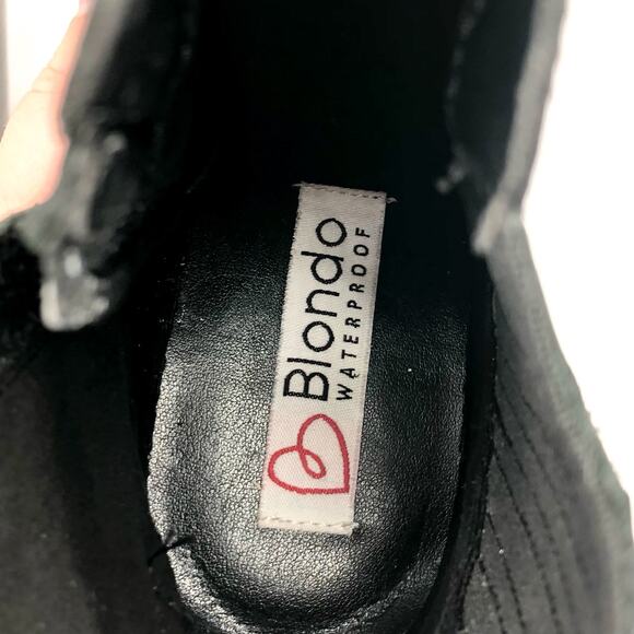 BLONDO Women's Reese Ankle Boot US 9.5 Black Leather Waterproof Bootie NWOB - Picture 13 of 13